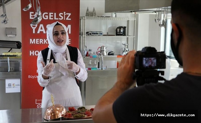 Gaziantep'in lezzetleri işaret diliyle anlatılıyor