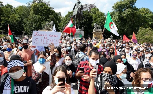 İsrail'in 'ilhak' planı Belçika'da protesto edildi