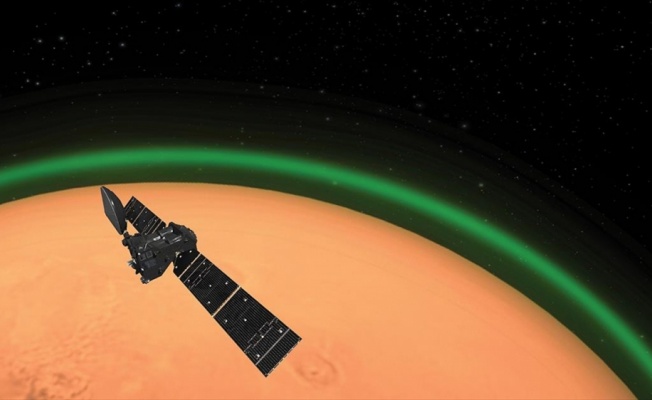 Mars atmosferinde yeşil ışık keşfedildi