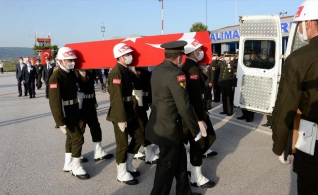 Şehit Anayurt'un cenazesi Tokat'a getirildi