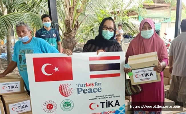 TİKA'dan Tayland'da 1200 aileye gıda yardımı