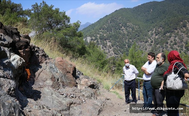 Amanoslar&#039;ın &#039;yanan taşları turizme kazandırılacak