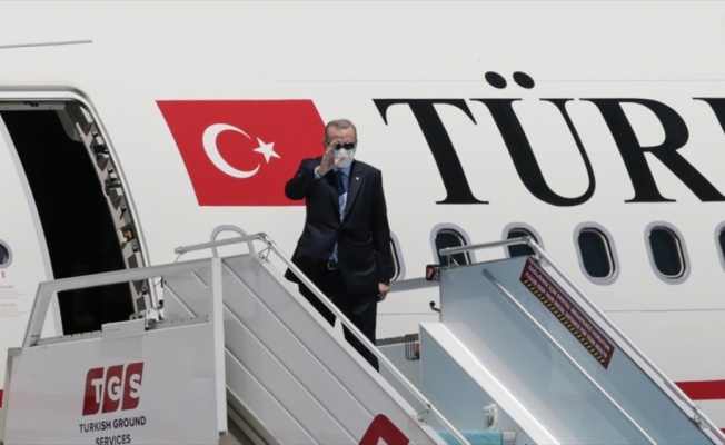 Cumhurbaşkanı Erdoğan Katar'a gitti