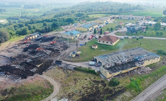 Sakarya'da havai fişek fabrikasındaki patlamaya ilişkin 4 tutuklama