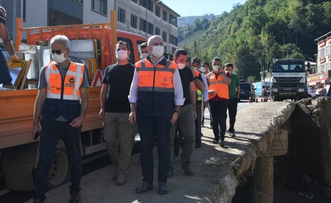 Bakan Karaismailoğlu: Devlet ilk günden itibaren Giresun için seferber oldu