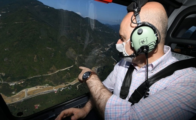 Bakan Karaismailoğlu: Giresun'da en kısa sürede bütün yaraları saracağız