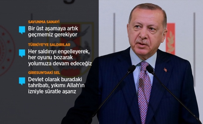 Cumhurbaşkanı Erdoğan: "Bu yıl sonunda test ve eğitim gemimiz Ufuk'u hizmete alacağız"