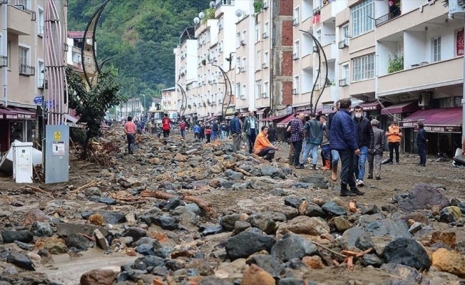 Giresun'daki selde hayatını kaybedenlerin sayısı 5'e yükseldi