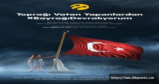 Turkcell&#039;den Milli Mücadele kahramanlarının tanıtımı için “Bayrağı Devral“ projesi