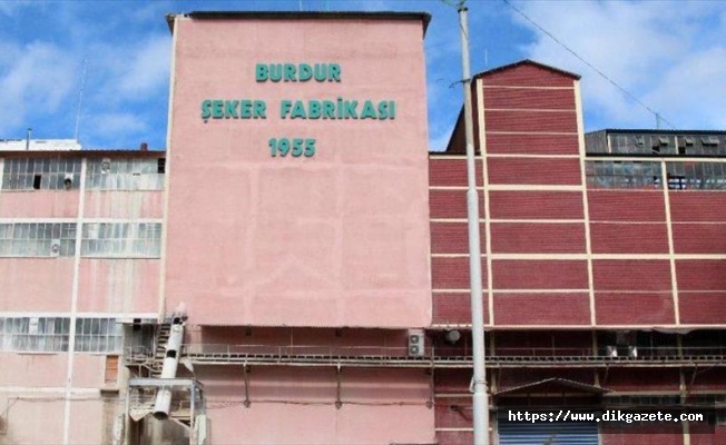 Burdur Şeker Fabrikası 65 yaşında