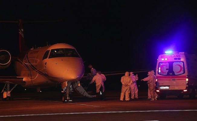 KKTC’deki Kovid-19 hastalarının Türkiye’ye nakli başladı