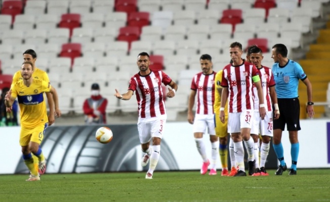 Sivasspor'un yüzü Avrupa'da gülmedi