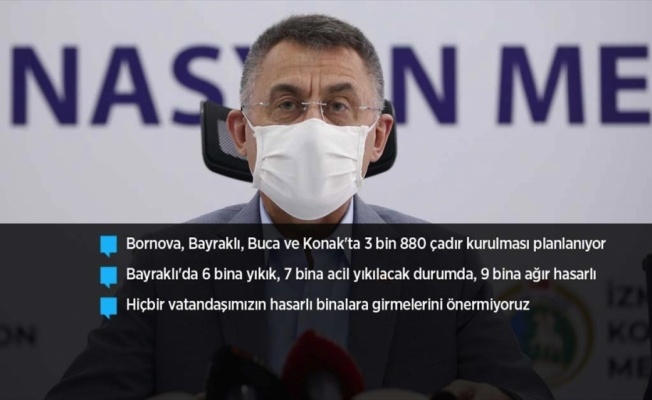 Cumhurbaşkanı Yardımcısı Oktay: İzmir'deki depremde hayatını kaybedenlerin sayısı 51'e yükseldi