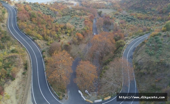 Ganos Ormanı sonbahara renk cümbüşü ile veda ediyor