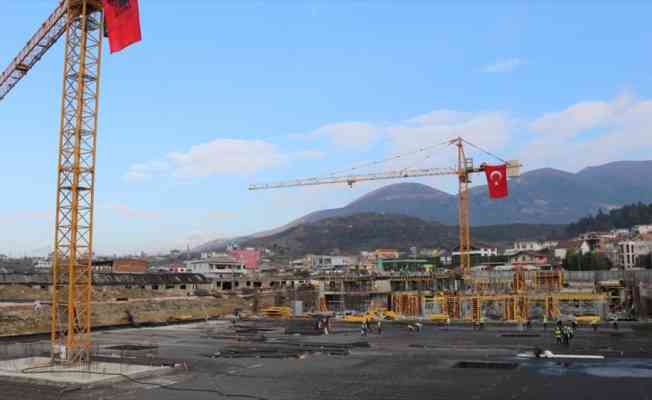 Arnavutluk'ta TOKİ tarafından inşa edilecek deprem konutlarının temeli atıldı