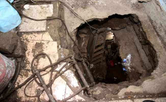 İstanbul'da uyuşturucu operasyonunda 30 metre derinliğinde tünel bulundu