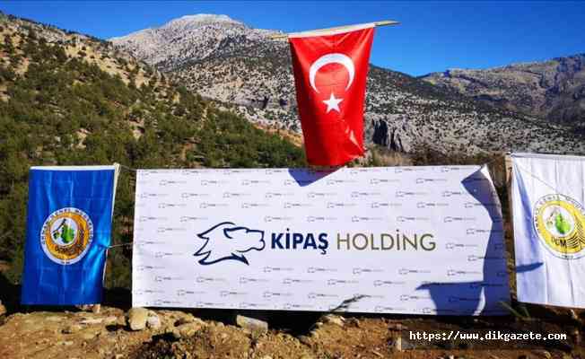 Kipaş Holding&#039;in 500 Bin Ağaç Bağışı Projesi kapsamında ilk fidanlar dikildi