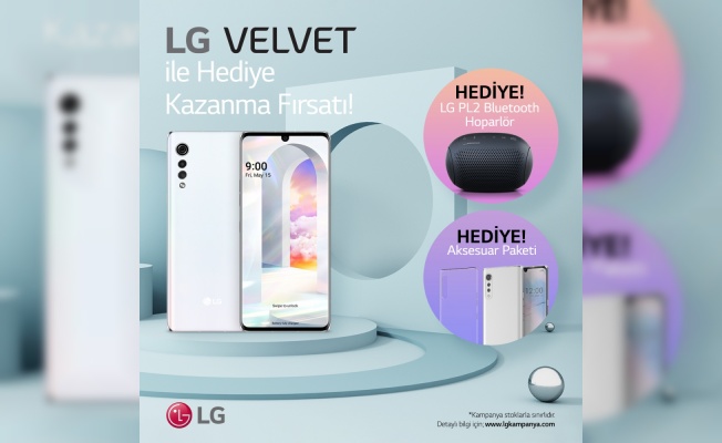 LG'den Velvet alana XboomGo PL2 hediye kampanyası