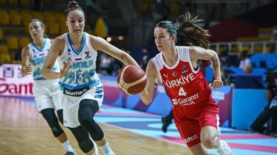 2021 FIBA Kadınlar Avrupa Basketbol Şampiyonası ilk maçında Türkiye, Slovenya'ya yenildi