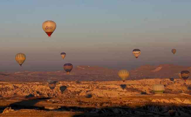 Kapadokya'yı 2020'de 120 bin 917 turist gökyüzünden izledi