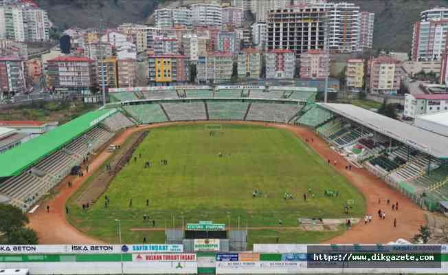 Giresun Atatürk Stadı spor müsabakalarına veda etti