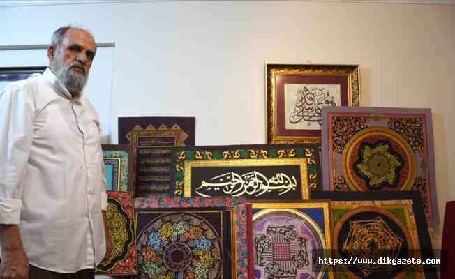 Hattat Mustafa Antika 8'inci kişisel sergisini açmaya hazırlanıyor
