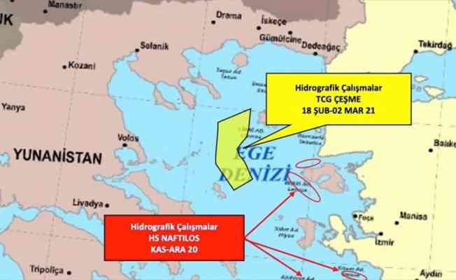 Yunanistan'ın Ege'de gerginliği tırmandıran faaliyetleri devam ediyor