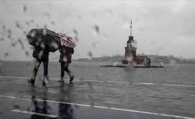 Marmara'nın genelinde aralıklı yağmur bekleniyor