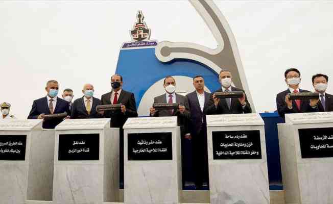 Irak Başbakanı, ülkesiyle bölgesi arasında “ekonomik köprü kuracak“ Büyük Fav Limanı'nın temelini attı