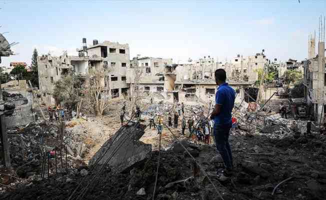 Filistin Dışişleri Bakanı: Gazze'ye yönelik saldırılarda 10 binden fazla kişi yerinden edildi