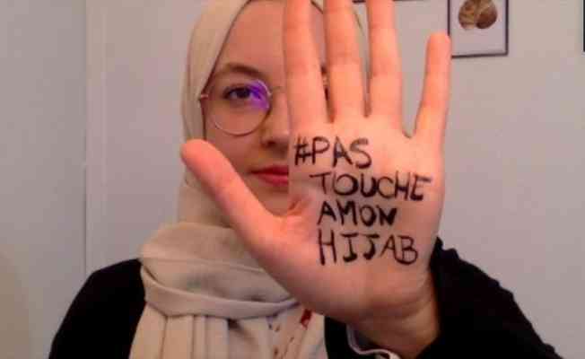 Fransa&#039;da Müslüman kadınlar &#039;Başörtüme dokunma&#039; diyor