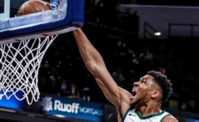 NBA'de Bucks, Antetokounmpo'nun 40 sayısıyla kazandı