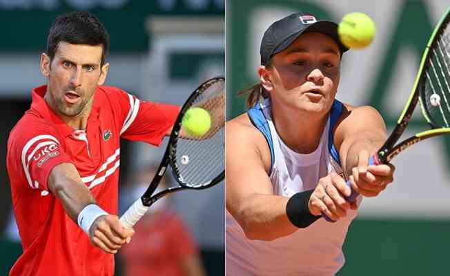 Djokovic ve Barty, Wimbledon'da çeyrek finale çıktı