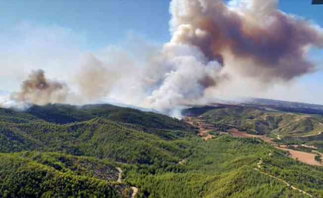 İHA'ların tespit ettiği orman yangınları, helikopter ve uçakların müdahalesiyle kontrol altına alındı