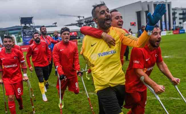 Ampute Futbol Milli Takımı, Avrupa Şampiyonası'nda finalde