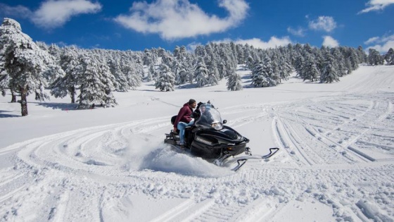 2300 metre rakımlı dağda kayak ve termal keyfi