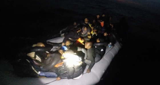26’sı çocuk 47 kaçak göçmeni sahil güvenlik kurtardı