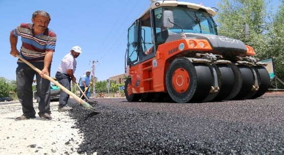 40 derece sıcakta asfalt çalışması