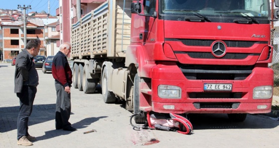 6 aylık Eylül bebeği annesinden TIR ayırdı