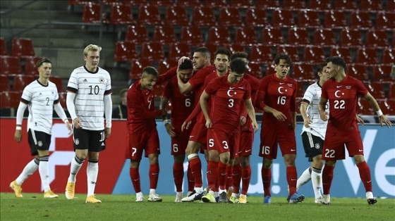 A Milli Futbol Takımı, Almanya ile berabere kaldı