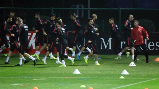 A Milli Futbol Takımı, İzlanda maçı hazırlıklarını sürdürdü