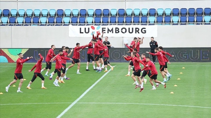 A Milli Futbol Takımı, Lüksemburg maçı hazırlıklarını sürdürdü