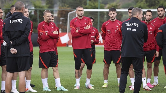 A Milli Futbol Takımı, Norveç maçı hazırlıklarını sürdürdü