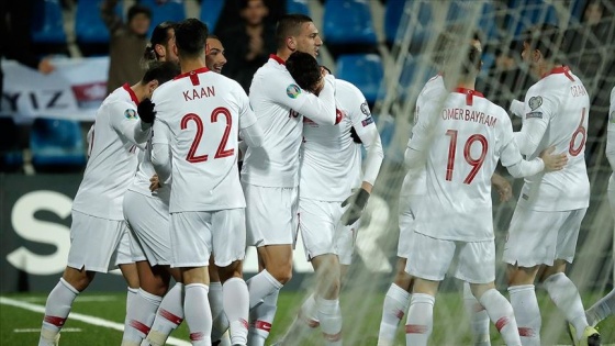 A Milliler Avrupa yolundaki son maçını rahat kazandı