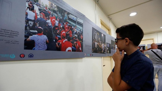 AA'nın 15 Temmuz fotoğraf sergisi Lübnan'da