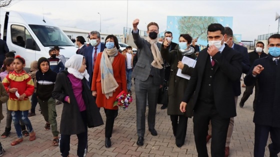 AB Türkiye Delegasyonu Başkanı Meyer-Landrut, Kilis'te yaptırdıkları hastane inşaatını gezdi