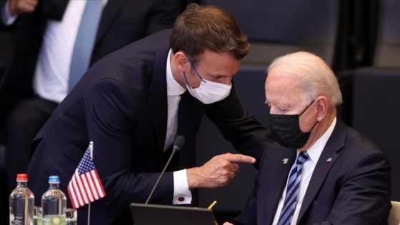 ABD Başkanı Biden ile Fransa Cumhurbaşkanı Macron telefonda görüştü