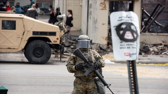 ABD'de devam eden protestolara karşı 43 binden fazla ulusal muhafız görevde