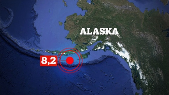 ABD'nin Alaska eyaletinde 8.2 büyüklüğünde deprem meydana geldi