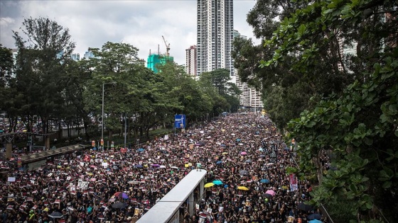 ABD&#039;ye Hong Kong&#039;daki protestolarda &#039;ihtiyat&#039; uyarısı